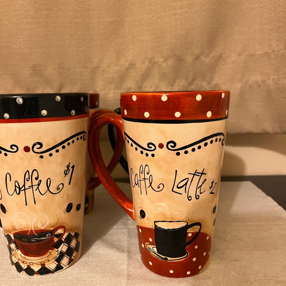 Certified International Coffee Cafe set of 4 - Picture 3 of 8